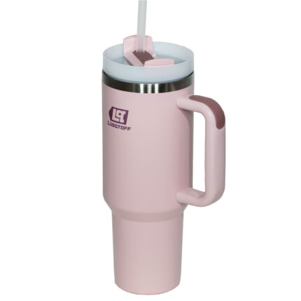 VASO TÉRMICO ROSA 1.2 LTS. CON TAPA